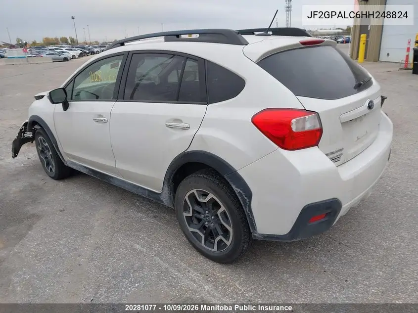 2017 SUBARU XV VIN JF2GPALC6HH248824 — фото 3