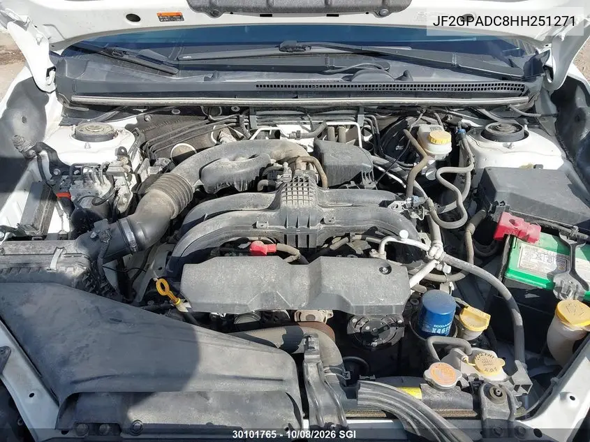 2017 SUBARU XV VIN JF2GPADC8HH251271 — фото 10