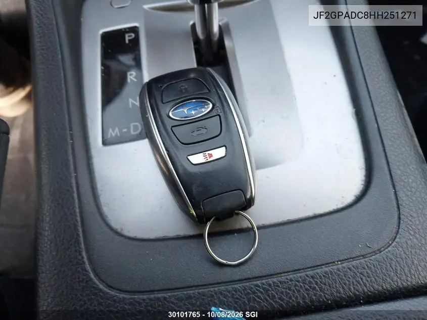 2017 SUBARU XV VIN JF2GPADC8HH251271 — фото 11
