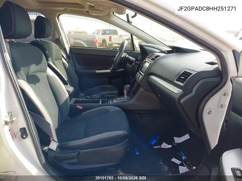 2017 SUBARU XV VIN JF2GPADC8HH251271 — фото 5