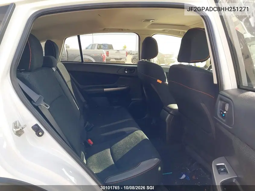 2017 SUBARU XV VIN JF2GPADC8HH251271 — фото 8