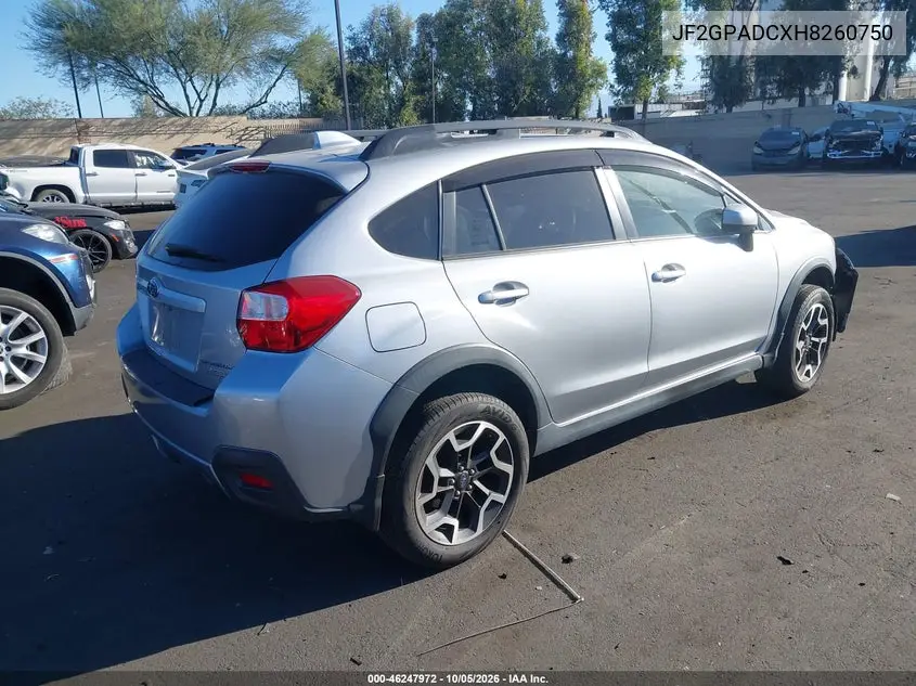 2017 SUBARU XV VIN JF2GPADCXH8260750 — фото 4