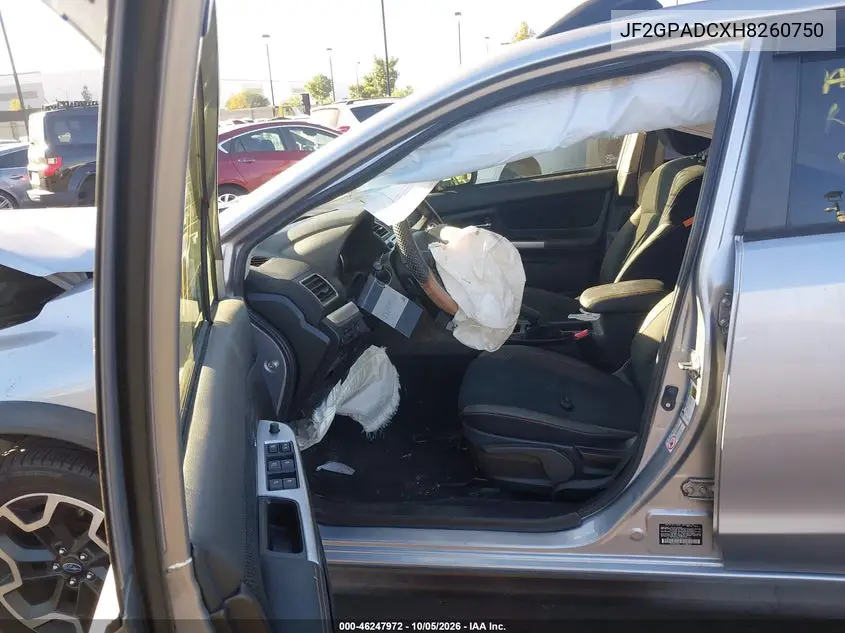 2017 SUBARU XV VIN JF2GPADCXH8260750 — фото 5
