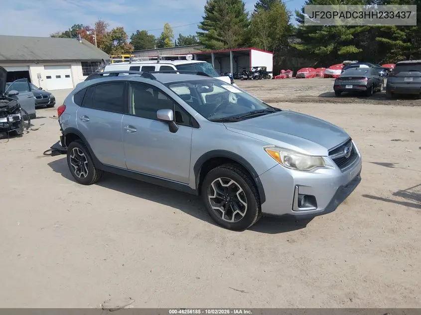SUBARU XV 2017, VIN JF2GPADC3HH233437