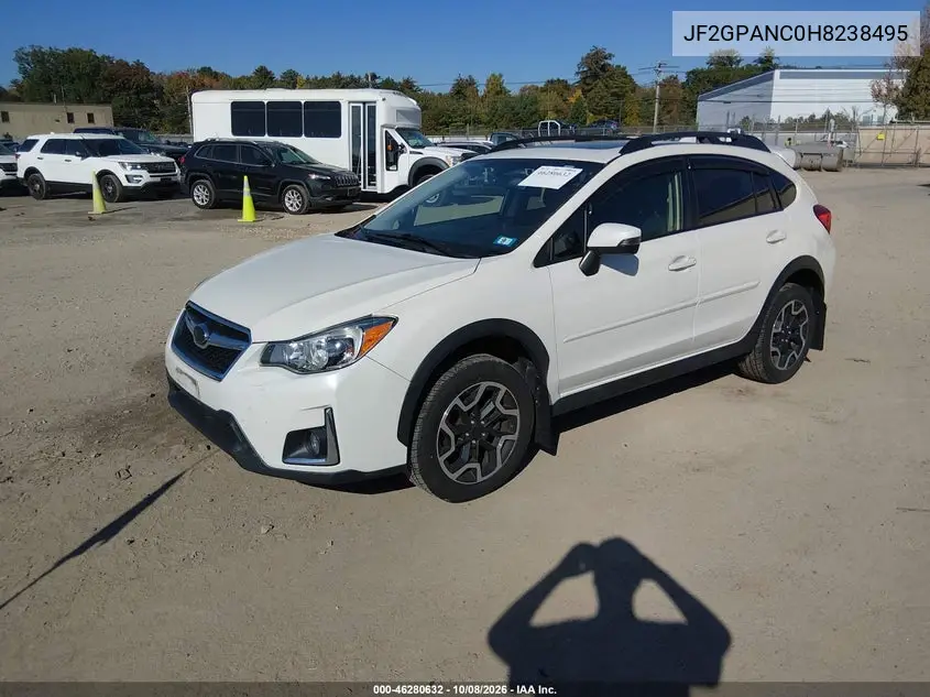 SUBARU XV 2017, VIN JF2GPANC0H8238495