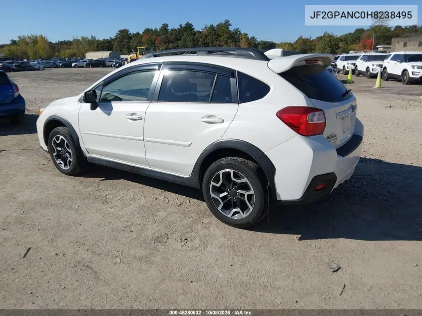 2017 SUBARU XV VIN JF2GPANC0H8238495 — фото 2