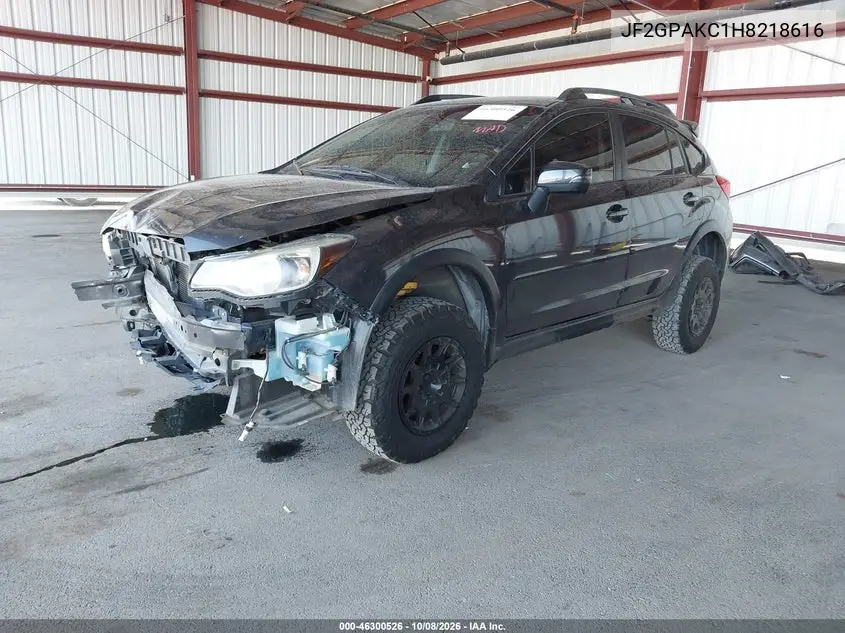 2017 SUBARU XV VIN JF2GPAKC1H8218616 — фото 2