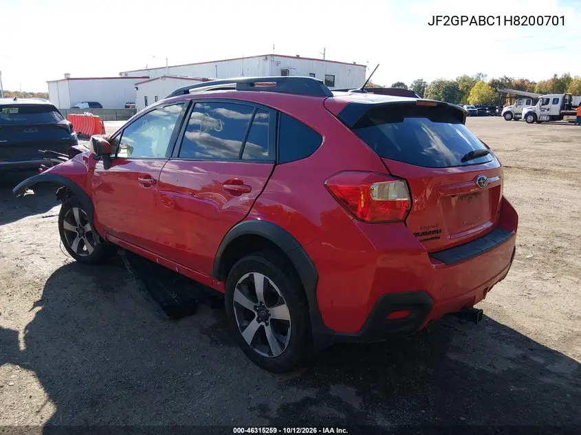 2017 SUBARU XV VIN JF2GPABC1H8200701 — фото 3