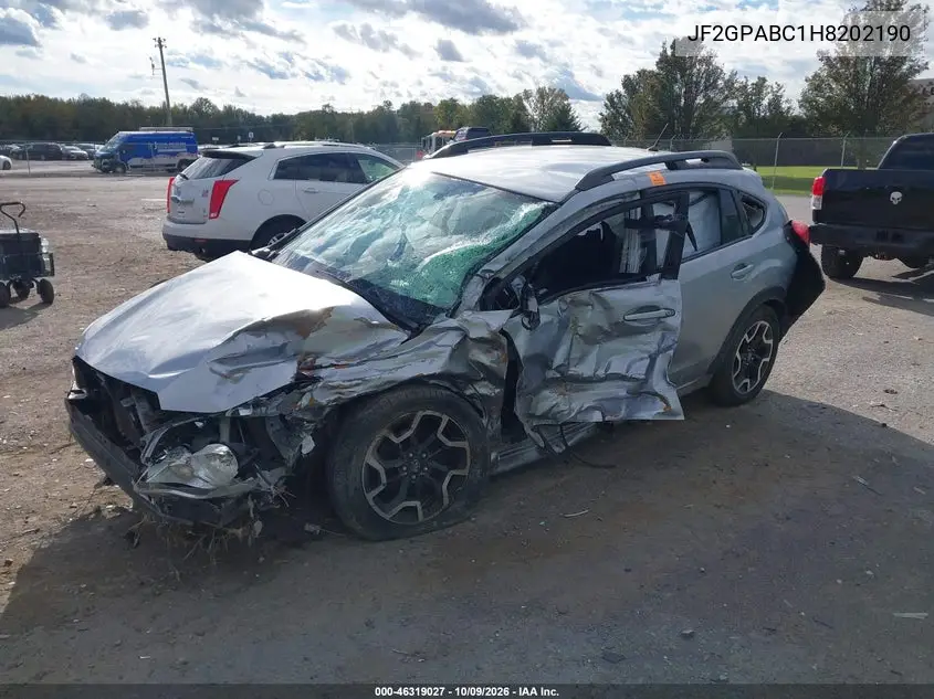 2017 SUBARU XV VIN JF2GPABC1H8202190 — фото 2