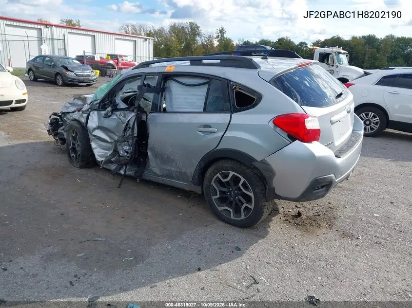 2017 SUBARU XV VIN JF2GPABC1H8202190 — фото 3