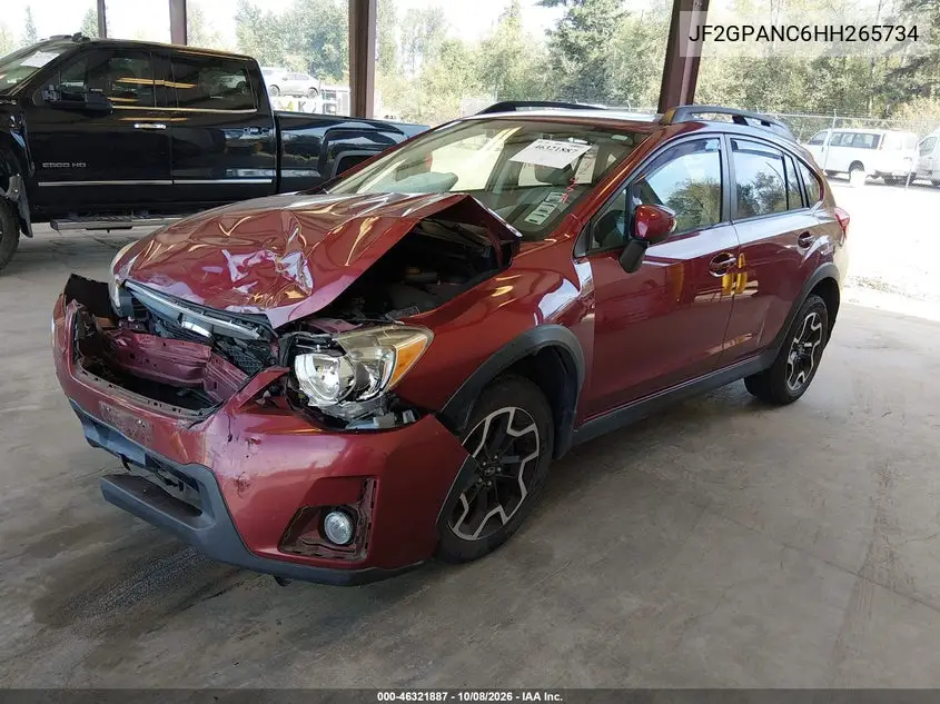 2017 SUBARU XV VIN JF2GPANC6HH265734 — фото 2