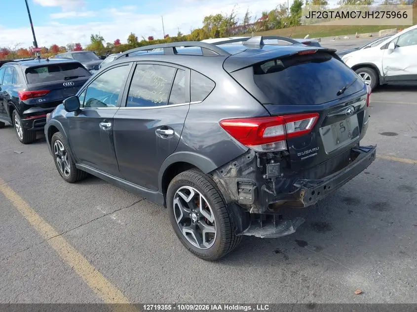 2018 SUBARU XV VIN JF2GTAMC7JH275966 — фото 3