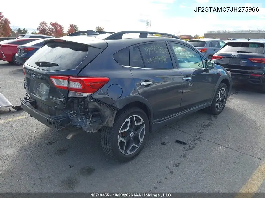 2018 SUBARU XV VIN JF2GTAMC7JH275966 — фото 4