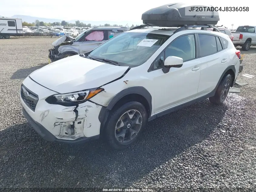 2018 SUBARU XV VIN JF2GTADC4J8336058 — фото 2