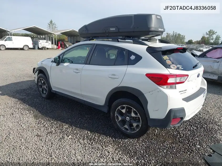 2018 SUBARU XV VIN JF2GTADC4J8336058 — фото 3