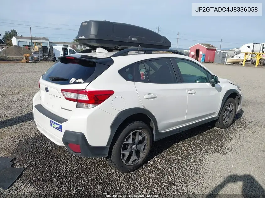 2018 SUBARU XV VIN JF2GTADC4J8336058 — фото 4