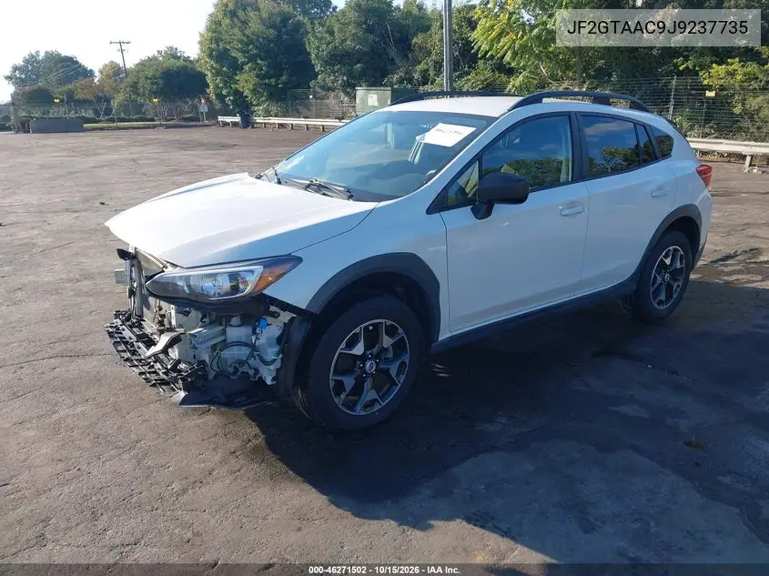 2018 SUBARU XV VIN JF2GTAAC9J9237735 — фото 2