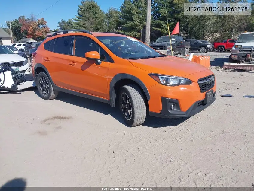 SUBARU XV 2018, VIN JF2GTABC4JH261378