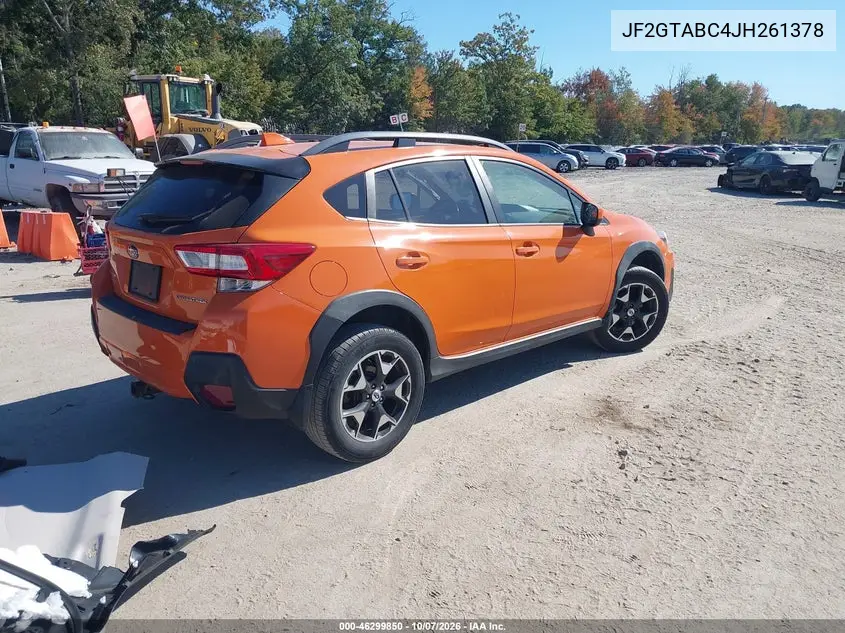 2018 SUBARU XV VIN JF2GTABC4JH261378 — фото 4