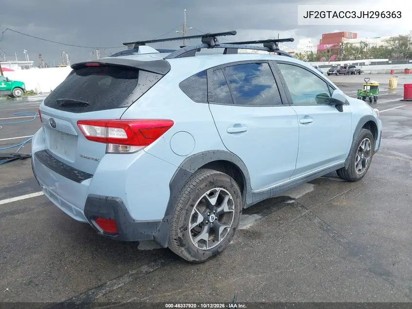 2018 SUBARU XV VIN JF2GTACC3JH296363 — фото 4