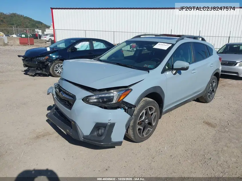 2018 SUBARU XV VIN JF2GTALC2J8247574 — фото 2