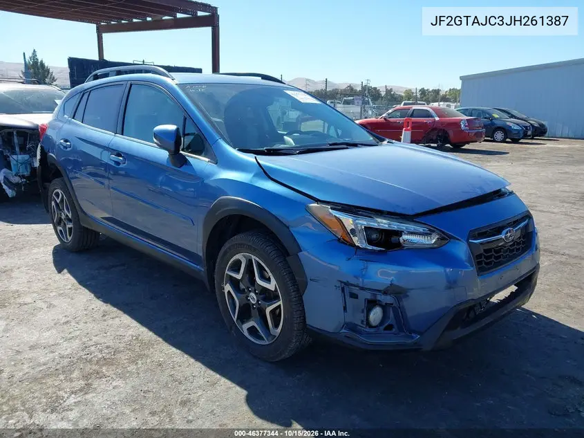 SUBARU XV 2018, VIN JF2GTAJC3JH261387
