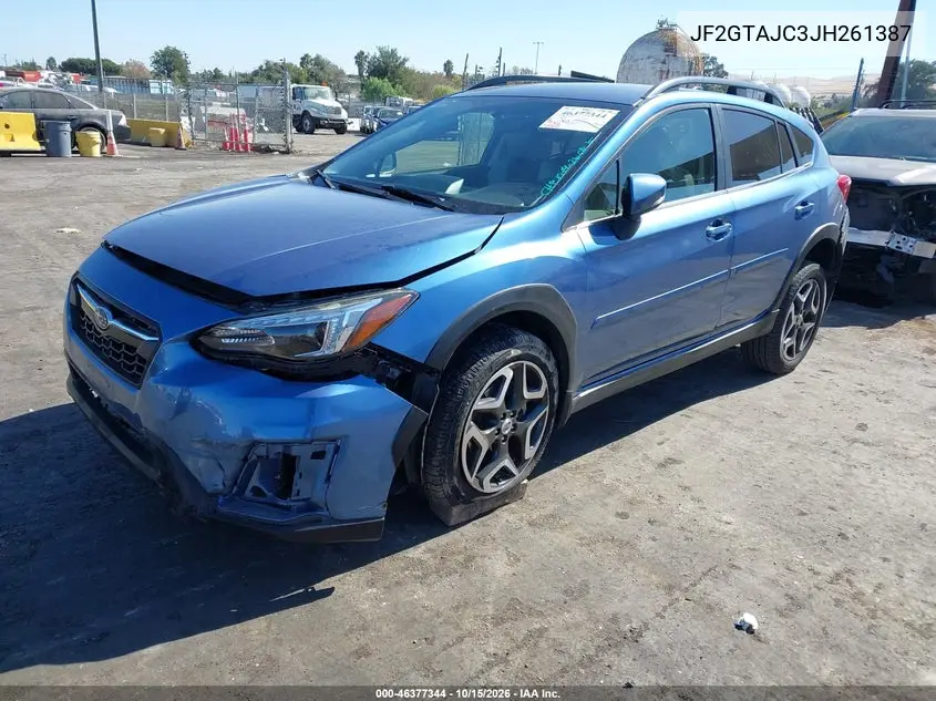 2018 SUBARU XV VIN JF2GTAJC3JH261387 — фото 2