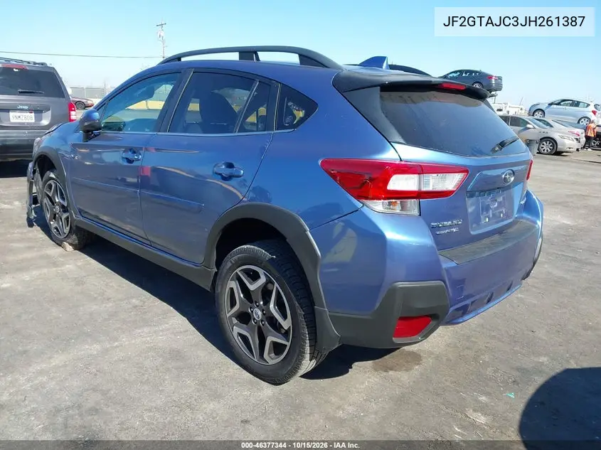 2018 SUBARU XV VIN JF2GTAJC3JH261387 — фото 3