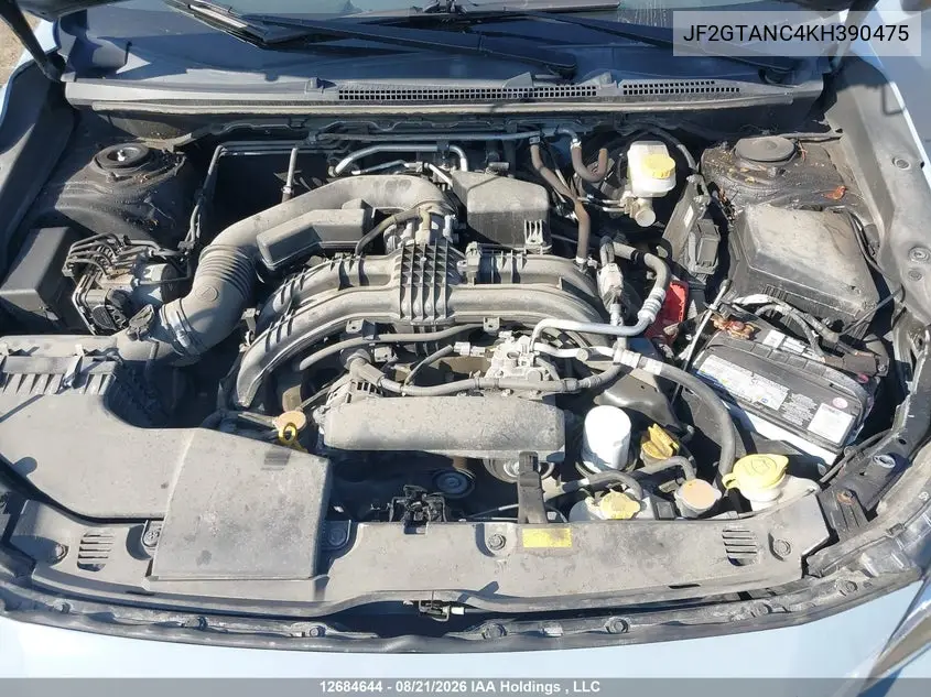 2019 SUBARU XV VIN JF2GTANC4KH390475 — фото 10