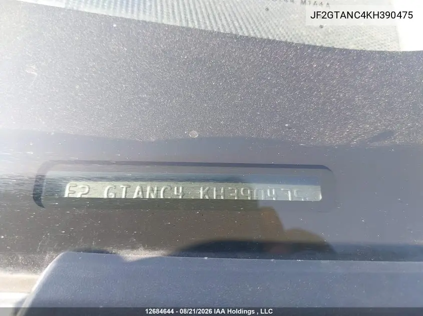 2019 SUBARU XV VIN JF2GTANC4KH390475 — фото 18