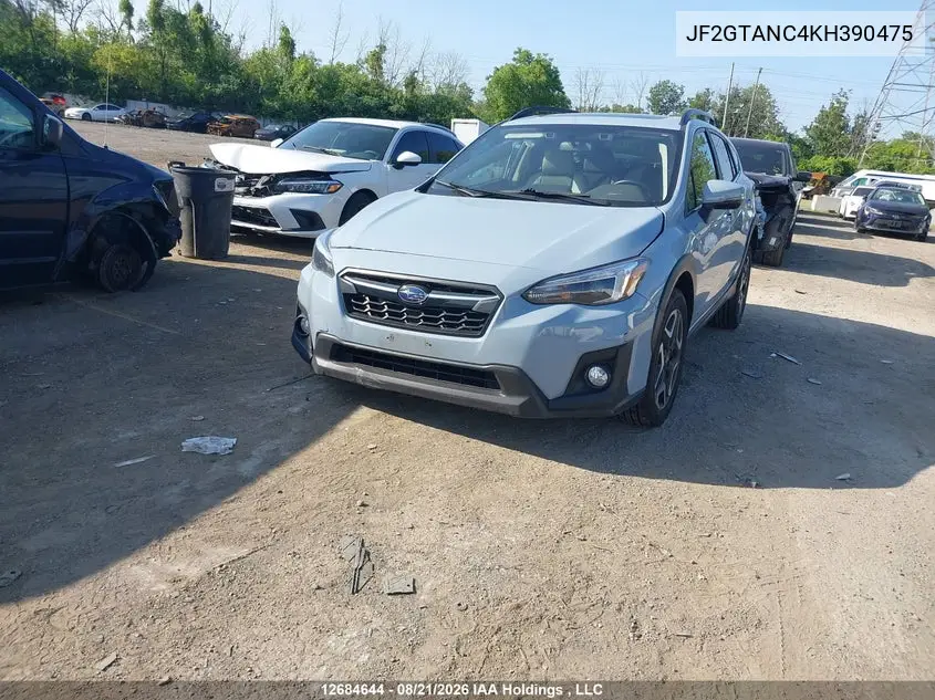 2019 SUBARU XV VIN JF2GTANC4KH390475 — фото 2