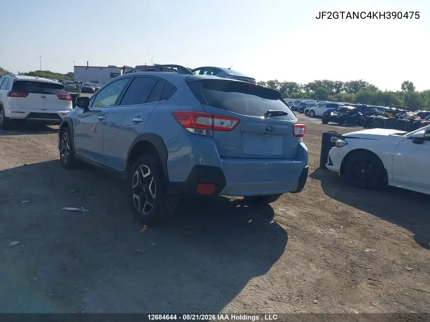 2019 SUBARU XV VIN JF2GTANC4KH390475 — фото 3