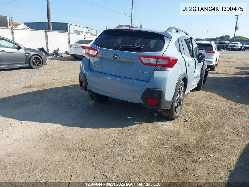 2019 SUBARU XV VIN JF2GTANC4KH390475 — фото 4