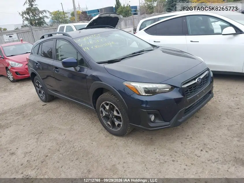 SUBARU XV 2019, VIN JF2GTAGC5K8265773