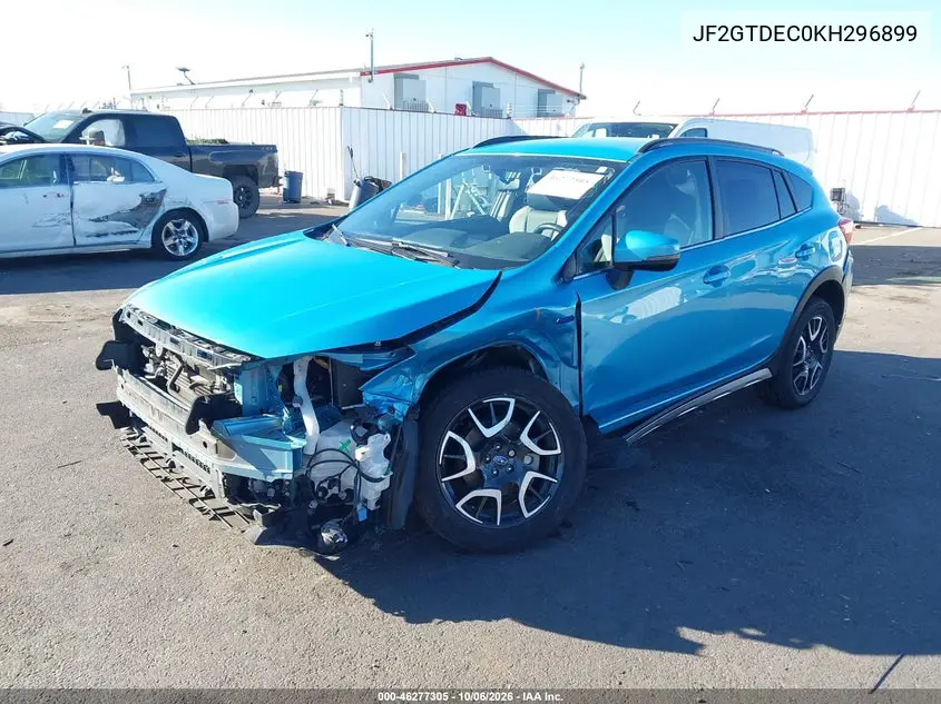 2019 SUBARU XV VIN JF2GTDEC0KH296899 — фото 2
