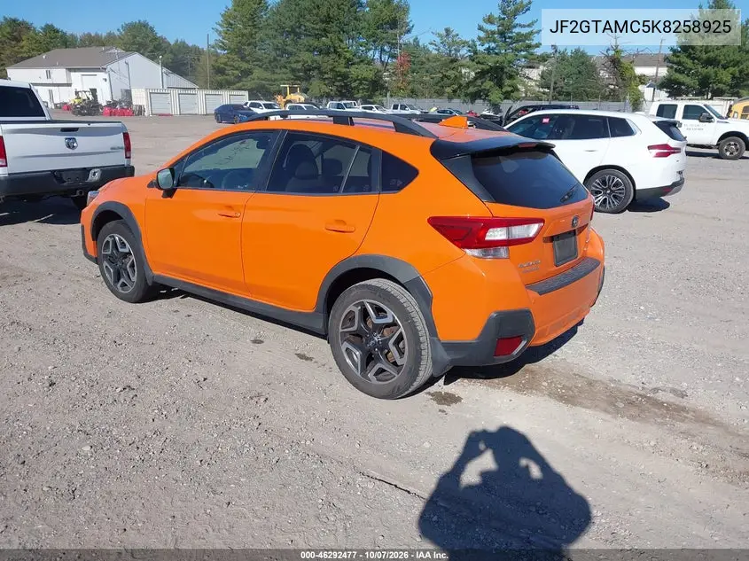 2019 SUBARU XV VIN JF2GTAMC5K8258925 — фото 3