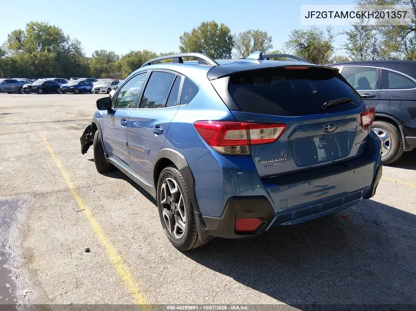 2019 SUBARU XV VIN JF2GTAMC6KH201357 — фото 3