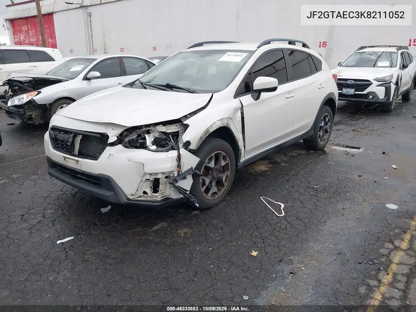 2019 SUBARU XV VIN JF2GTAEC3K8211052 — фото 2