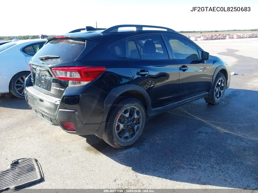 2020 SUBARU XV VIN JF2GTAEC0L8250683 — фото 4