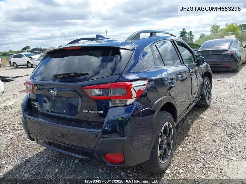 2021 SUBARU XV VIN JF2GTAGC0MH663296 — фото 4