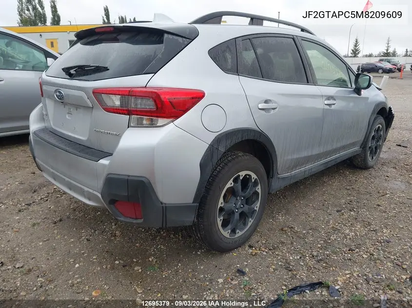 2021 SUBARU XV VIN JF2GTAPC5M8209609 — фото 4