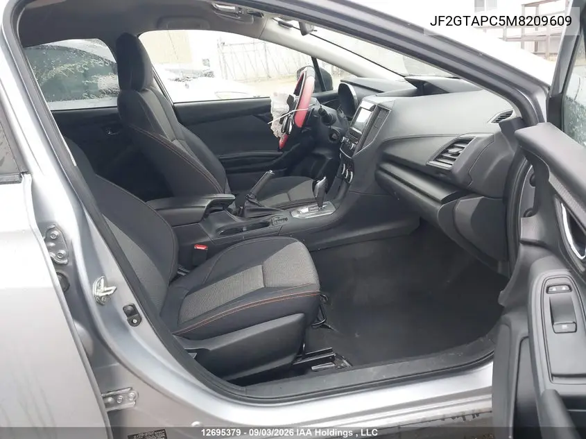 2021 SUBARU XV VIN JF2GTAPC5M8209609 — фото 5