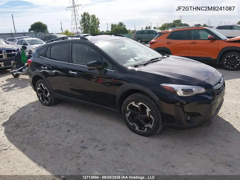 SUBARU XV 2021, VIN JF2GTHNC2M8241087
