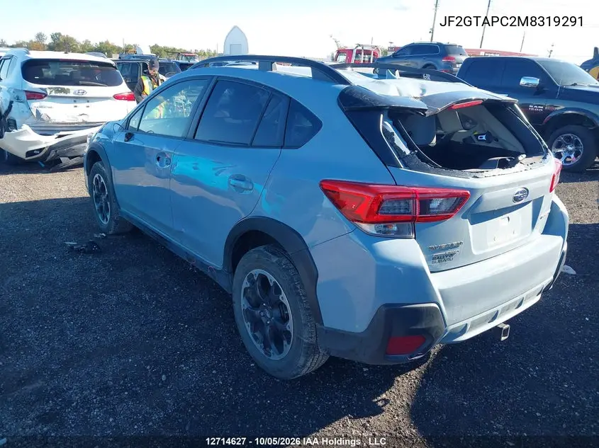 2021 SUBARU XV VIN JF2GTAPC2M8319291 — фото 3