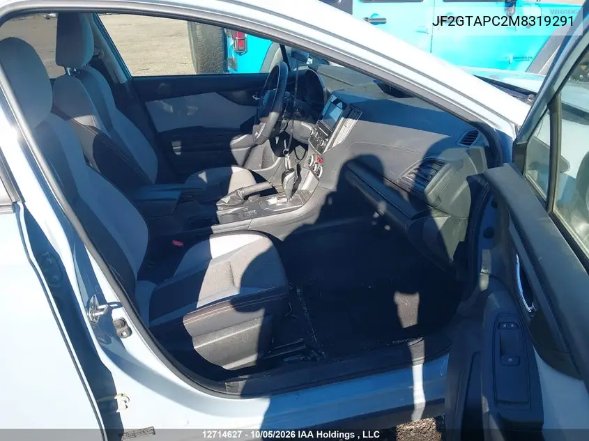 2021 SUBARU XV VIN JF2GTAPC2M8319291 — фото 5