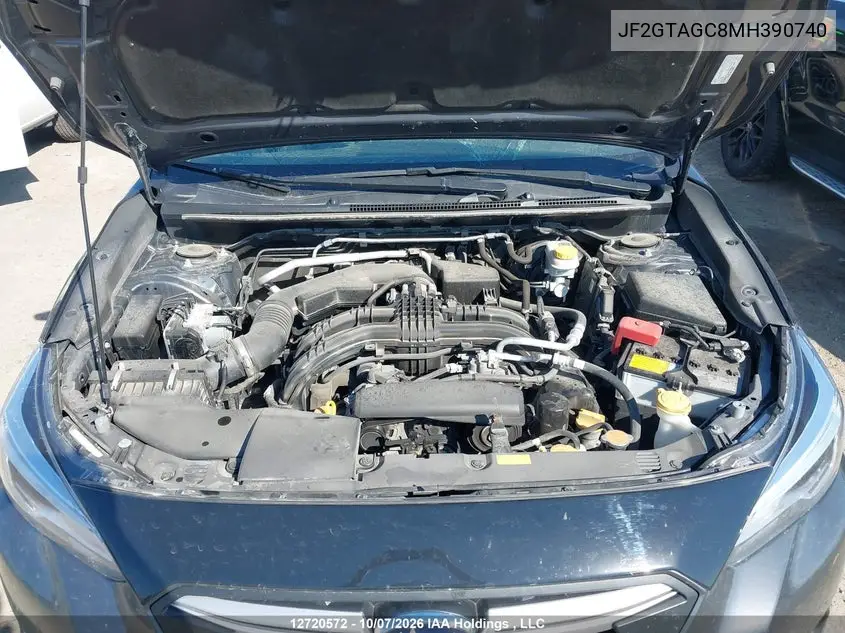 2021 SUBARU XV VIN JF2GTAGC8MH390740 — фото 10