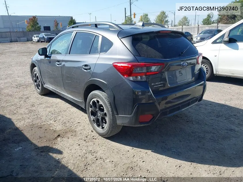 2021 SUBARU XV VIN JF2GTAGC8MH390740 — фото 3