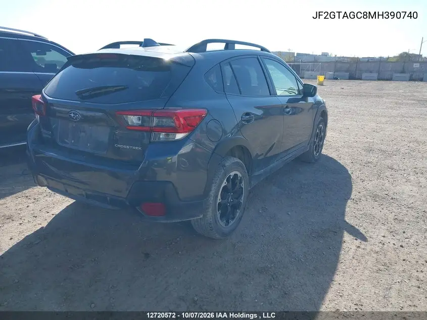 2021 SUBARU XV VIN JF2GTAGC8MH390740 — фото 4