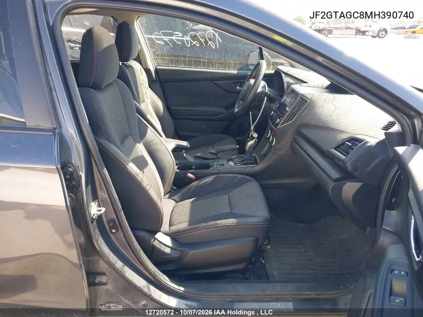 2021 SUBARU XV VIN JF2GTAGC8MH390740 — фото 5