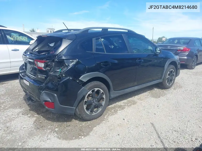 2021 SUBARU XV VIN JF2GTABC4M8214680 — фото 4